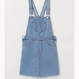 H&M Denim overall dress, size 2